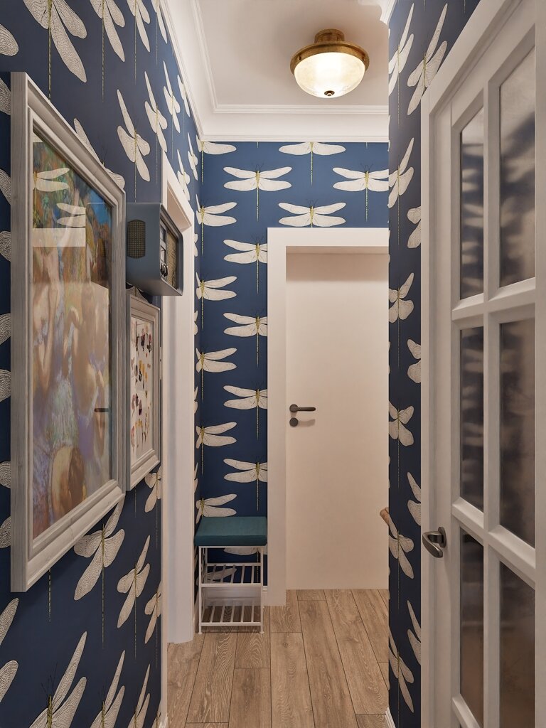 2014. Sterlitamak. One-bedroom apartment in a Brezhnev-era building with eclectic and Eastern touches for an elderly couple. Design of a one-bedroom apartment in a Brezhnev Eve Romanoff