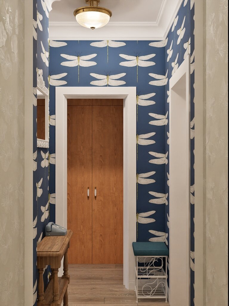 2014. Sterlitamak. One-bedroom apartment in a Brezhnev-era building with eclectic and Eastern touches for an elderly couple. Design of a one-bedroom apartment in a Brezhnev Eve Romanoff