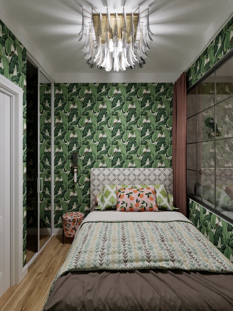2015. Moscow. Redevelopment in a three-room Khrushev house for a family with two teenage daughters. Eve Romanoff