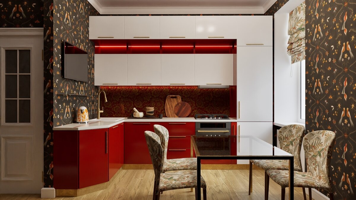 2015. Moscow. Three-room apartment in a Stalin building. Eve Romanoff