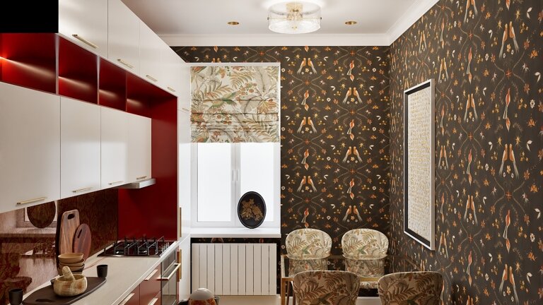 2015. Moscow. Three-room apartment in a Stalin building. Eve Romanoff