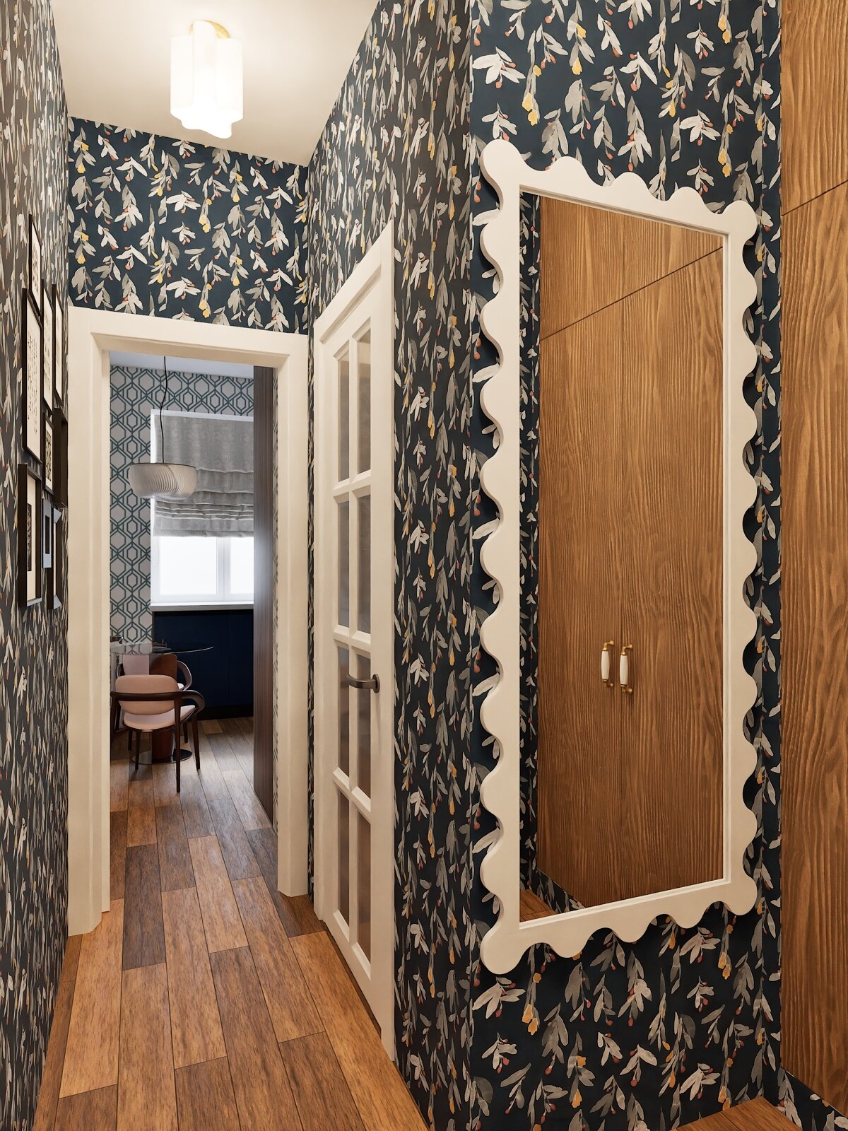 2017. Moscow. One-bedroom apartment in a Brezhnev-era building for an artist. Eve Romanoff