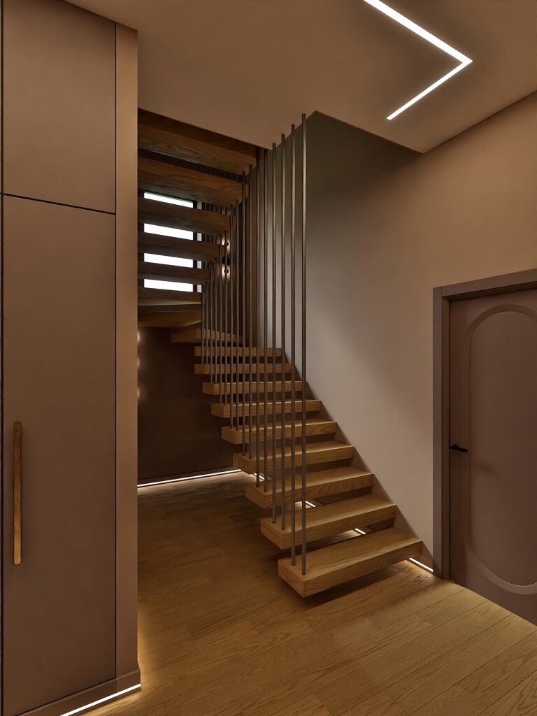 Two-storey house in Petropavlovsk-Kamchatsky in High-Tech style Eve Romanoff