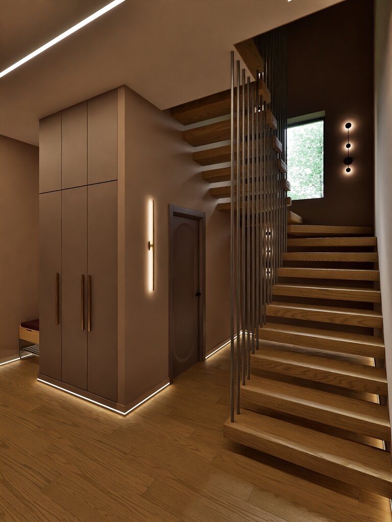Two-storey house in Petropavlovsk-Kamchatsky in High-Tech style Eve Romanoff