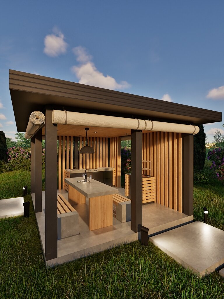 Two-storey house in Petropavlovsk-Kamchatsky in High-Tech style Eve Romanoff