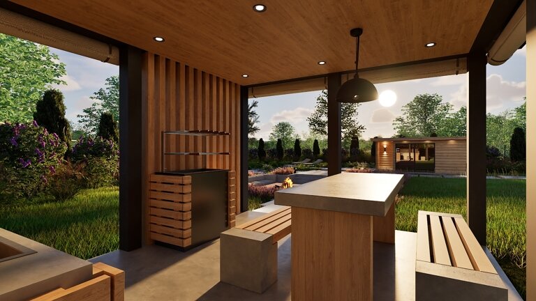 Two-storey house in Petropavlovsk-Kamchatsky in High-Tech style Eve Romanoff