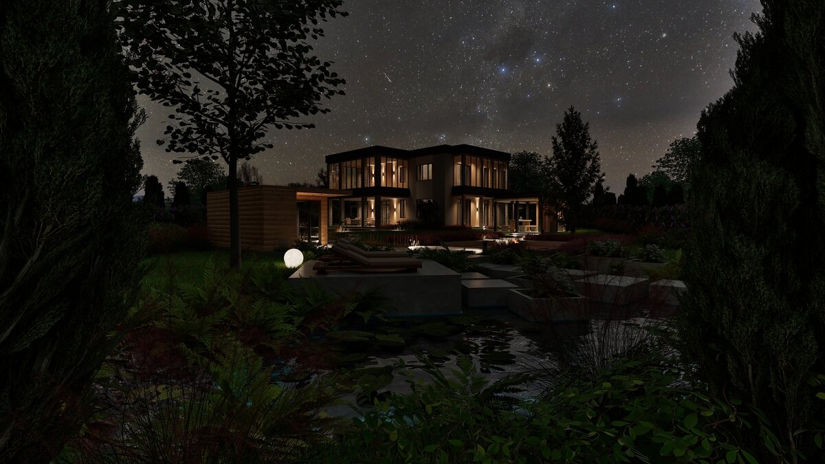 Two-storey house in Petropavlovsk-Kamchatsky in High-Tech style Eve Romanoff