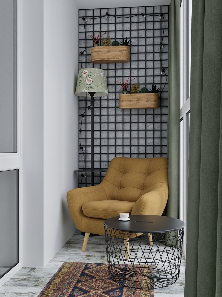 2023. Staraya Kupavna. Studio apartment with panoramic windows Eve Romanoff