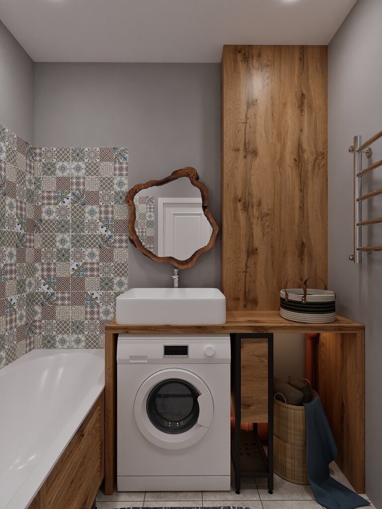 2023. Staraya Kupavna. Studio apartment with panoramic windows Eve Romanoff