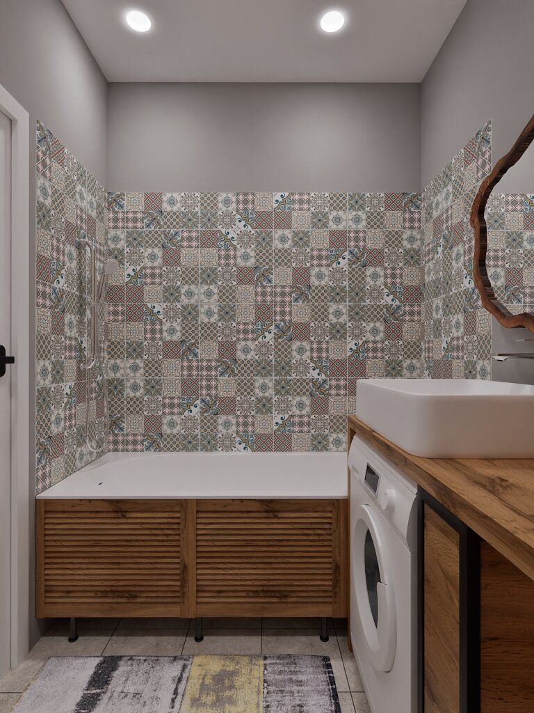 2023. Staraya Kupavna. Studio apartment with panoramic windows Eve Romanoff