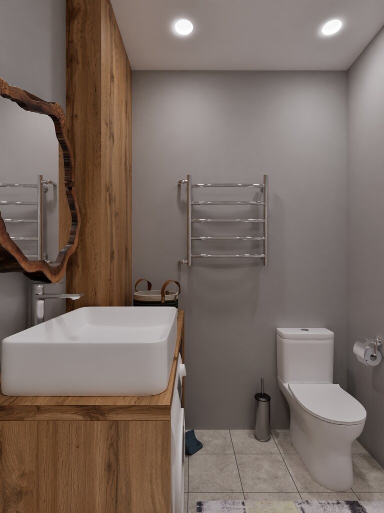 2023. Staraya Kupavna. Studio apartment with panoramic windows Eve Romanoff